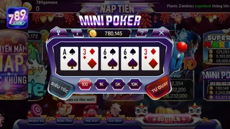 Giới thiệu Mini Poker tại 789Club