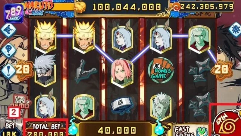 Giới thiệu tổng quan về game Naruto Slots 789club