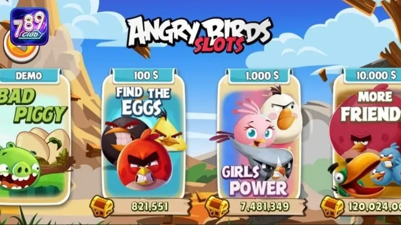 Các tính năng đặc biệt của Angry Birds Slot 789club