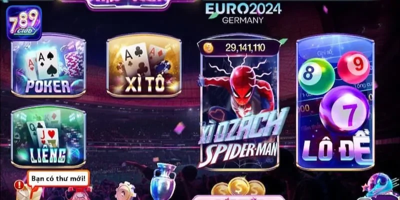 Ưu điểm nổi bật của trò chơi xì dzách spiderman 789club